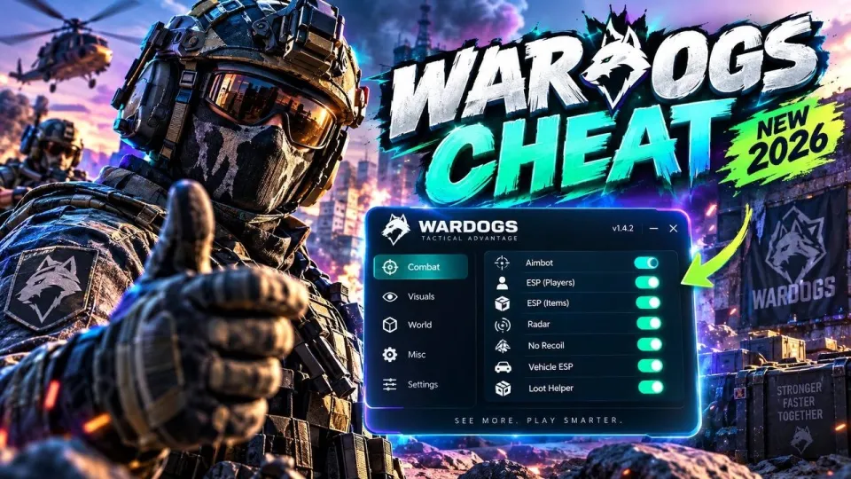 Wardogs Cheat Features Radar No Recoil and ESP